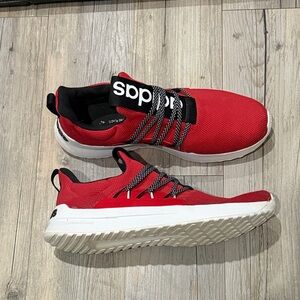 EUC ADIDAS CLOUDFOAM SNEAKER RED